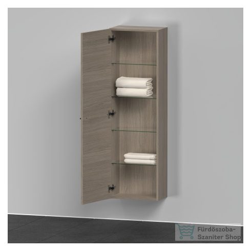 Duravit D-NEO félmagas szekrény, 40x132x24 cm balos ajtóval, Oak Terra DE1318L3535