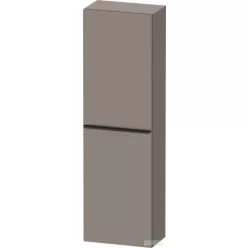   Duravit D-NEO félmagas szekrény, 40x132x24 cm balos ajtóval, Basalt Matt Decor DE1318L4343