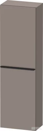 Duravit D-NEO félmagas szekrény, 40x132x24 cm balos ajtóval, Basalt Matt Decor DE1318L4343