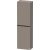 Duravit D-NEO félmagas szekrény, 40x132x24 cm balos ajtóval, Basalt Matt Decor DE1318L4343