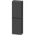 Duravit D-NEO félmagas szekrény, 40x132x24 cm balos ajtóval, Graphite Matt Decor DE1318L4949