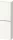 Duravit D-NEO 132x40x24 cm-es 1 ajtós félmagas szekrény rozsdamentes acél hatású fogantyúval, balos, fényes fehér DE1318L70220000