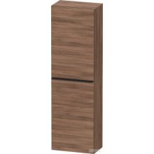   Duravit D-NEO félmagas szekrény, 40x132x24 cm balos ajtóval, Natural Walnut Decor DE1318L7979