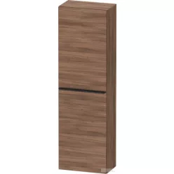   Duravit D-NEO félmagas szekrény, 40x132x24 cm balos ajtóval, Natural Walnut Decor DE1318L7979