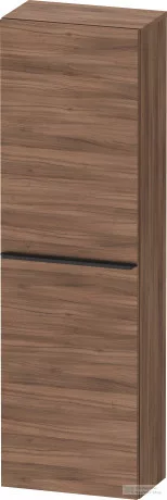 Duravit D-NEO félmagas szekrény, 40x132x24 cm balos ajtóval, Natural Walnut Decor DE1318L7979