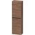 Duravit D-NEO félmagas szekrény, 40x132x24 cm balos ajtóval, Natural Walnut Decor DE1318L7979