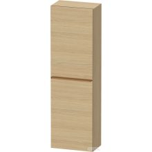   Duravit D-NEO 132x40x24 cm-es, 1 ajtós félmagas szekrény csiszolt bronz színű fogantyúval, jobbos, natúr tölgy DE1318R04300000