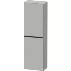   Duravit D-NEO félmagas szekrény, 40x132x24 cm jobbos ajtóval, Concrete Grey Matt Decor DE1318R0707