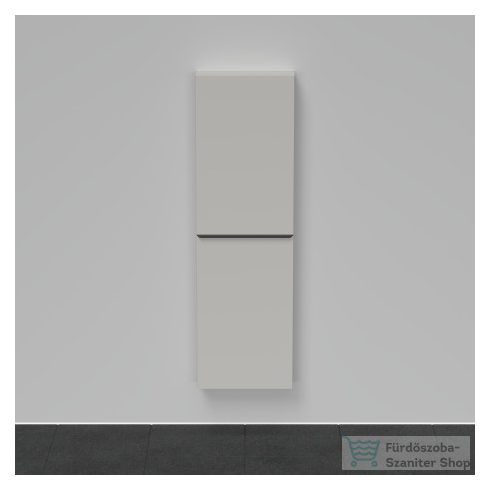 Duravit D-NEO félmagas szekrény, 40x132x24 cm jobbos ajtóval, Concrete Grey Matt Decor DE1318R0707