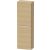 Duravit D-NEO 132x40x24 cm-es 1 ajtós félmagas szekrény króm fogantyúval, jobbos, natúr tölgy DE1318R10300000