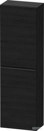 Duravit D-NEO félmagas szekrény, 40x132x24 cm jobbos ajtóval, Black Oak DE1318R1616