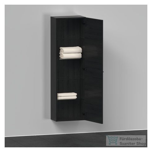 Duravit D-NEO félmagas szekrény, 40x132x24 cm jobbos ajtóval, Black Oak DE1318R1616