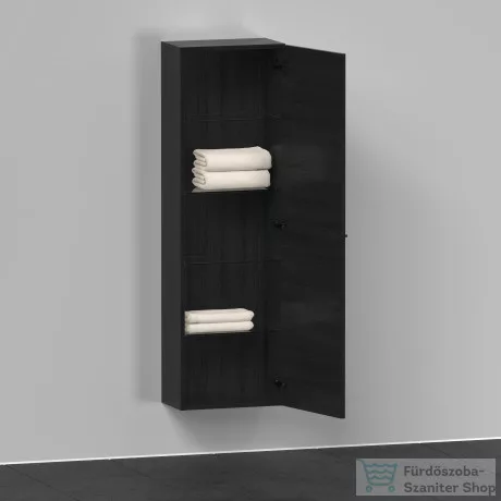Duravit D-NEO félmagas szekrény, 40x132x24 cm jobbos ajtóval, Black Oak DE1318R1616