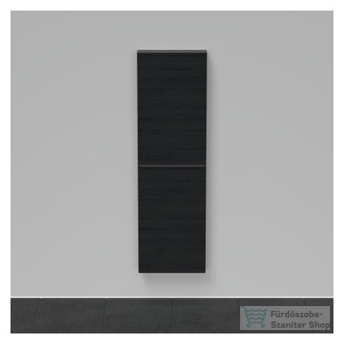 Duravit D-NEO félmagas szekrény, 40x132x24 cm jobbos ajtóval, Black Oak DE1318R1616