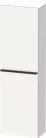 Duravit D-NEO félmagas szekrény, 40x132x24 cm jobbos ajtóval, White Matt Decor DE1318R1818