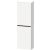 Duravit D-NEO félmagas szekrény, 40x132x24 cm jobbos ajtóval, White Matt Decor DE1318R1818