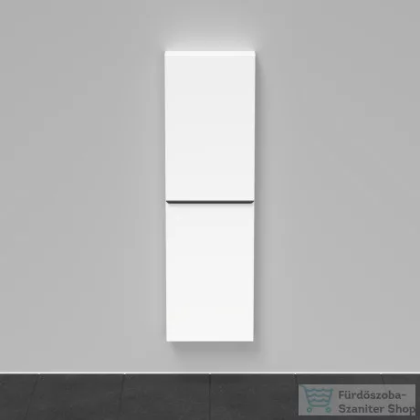Duravit D-NEO félmagas szekrény, 40x132x24 cm jobbos ajtóval, White Matt Decor DE1318R1818