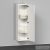 Duravit D-NEO félmagas szekrény, 40x132x24 cm jobbos ajtóval, White High Gloss Decor DE1318R2222