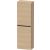 Duravit D-NEO félmagas szekrény, 40x132x24 cm jobbos ajtóval, Natural Oak DE1318R3030