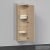 Duravit D-NEO félmagas szekrény, 40x132x24 cm jobbos ajtóval, Natural Oak DE1318R3030