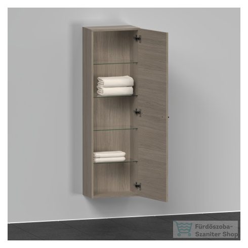 Duravit D-NEO félmagas szekrény, 40x132x24 cm jobbos ajtóval, Oak Terra DE1318R3535