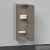 Duravit D-NEO félmagas szekrény, 40x132x24 cm jobbos ajtóval, Oak Terra DE1318R3535