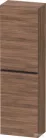 Duravit D-NEO félmagas szekrény, 40x132x24 cm jobbos ajtóval, Natural Walnut Decor DE1318R7979