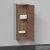 Duravit D-NEO félmagas szekrény, 40x132x24 cm jobbos ajtóval, Natural Walnut Decor DE1318R7979