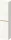 Duravit D-NEO 176x40x36 cm-es 1 ajtós magas szekrény csiszolt bronz színű fogantyúval, balos, fényes fehér DE1328L04220000