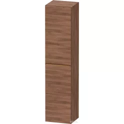   Duravit D-NEO 176x40x36 cm-es 1 ajtós magas szekrény csiszolt bronz színű fogantyúval, balos, matt dió DE1328L04790000