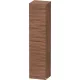 Duravit D-NEO 176x40x36 cm-es 1 ajtós magas szekrény csiszolt bronz színű fogantyúval, balos, matt dió DE1328L04790000