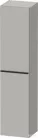 Duravit D-NEO magasszekrény, 40x176x36cm balos ajtóval, Concrete Grey Matt Decor DE1328L0707