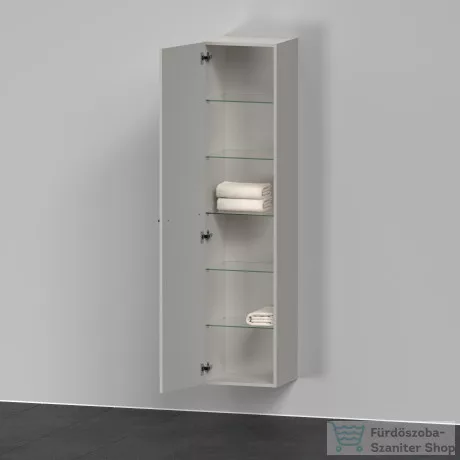 Duravit D-NEO magasszekrény, 40x176x36cm balos ajtóval, Concrete Grey Matt Decor DE1328L0707