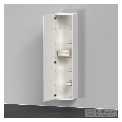 Duravit D-NEO magasszekrény, 40x176x36cm balos ajtóval, White High Gloss Decor DE1328L2222