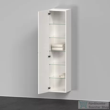 Duravit D-NEO magasszekrény, 40x176x36cm balos ajtóval, White High Gloss Decor DE1328L2222