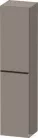Duravit D-NEO magasszekrény, 40x176x36cm balos ajtóval, Basalt Matt Decor DE1328L4343