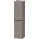 Duravit D-NEO magasszekrény, 40x176x36cm balos ajtóval, Basalt Matt Decor DE1328L4343