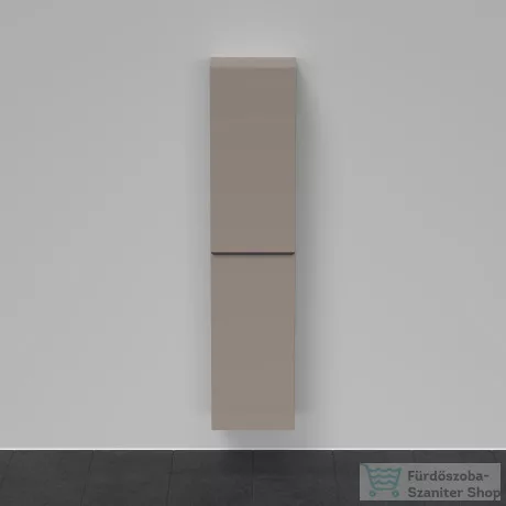 Duravit D-NEO magasszekrény, 40x176x36cm balos ajtóval, Basalt Matt Decor DE1328L4343