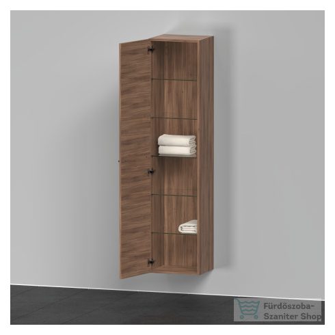 Duravit D-NEO magasszekrény, 40x176x36cm balos ajtóval, Natural Walnut Decor DE1328L7979