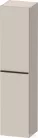 Duravit D-NEO magasszekrény, 40x176x36cm balos ajtóval, Taupe Matt Decor DE1328L9191