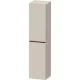 Duravit D-NEO magasszekrény, 40x176x36cm balos ajtóval, Taupe Matt Decor DE1328L9191