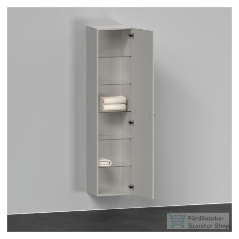 Duravit D-NEO magasszekrény, 40x176x36cm jobbos ajtóval, Concrete Grey Matt Decor DE1328R0707