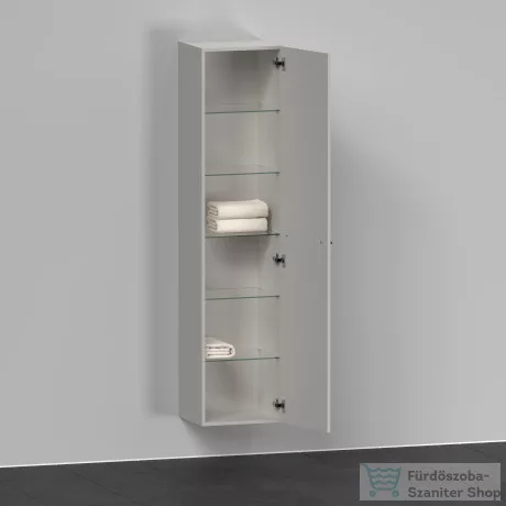 Duravit D-NEO magasszekrény, 40x176x36cm jobbos ajtóval, Concrete Grey Matt Decor DE1328R0707