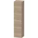 Duravit D-NEO 176x40x36 cm-es 1 ajtós magas szekrény króm színű fogantyúval, jobbos, márványos tölgy DE1328R10550000