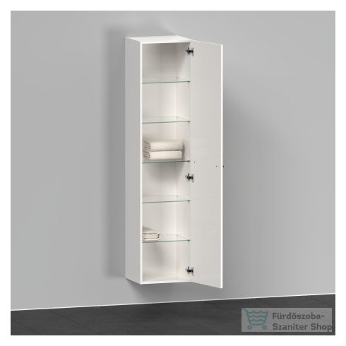 Duravit D-NEO magasszekrény, 40x176x36cm jobbos ajtóval, White High Gloss Decor DE1328R2222