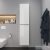 Duravit D-NEO magasszekrény, 40x176x36cm jobbos ajtóval, White High Gloss Decor DE1328R2222