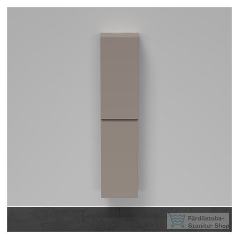Duravit D-NEO magasszekrény, 40x176x36cm jobbos ajtóval, Basalt Matt Decor DE1328R4343