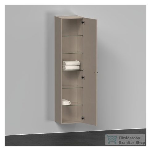 Duravit D-NEO magasszekrény, 40x176x36cm jobbos ajtóval, Linen Decor DE1328R7575