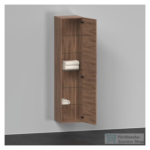 Duravit D-NEO magasszekrény, 40x176x36cm jobbos ajtóval, Natural Walnut Decor DE1328R7979