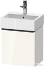 Duravit D-NEO 434 x 322 mm-es 1 ajtós szekrény Vero Air kézmosóhoz,jobbos, White High Gloss Decor DE4217R2222